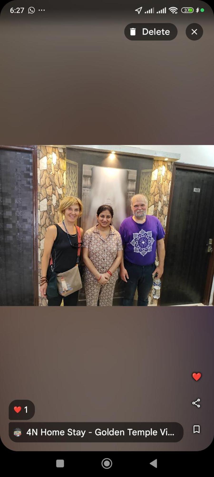 4N Homestay- Golden Temple View Amritsar Zewnętrze zdjęcie