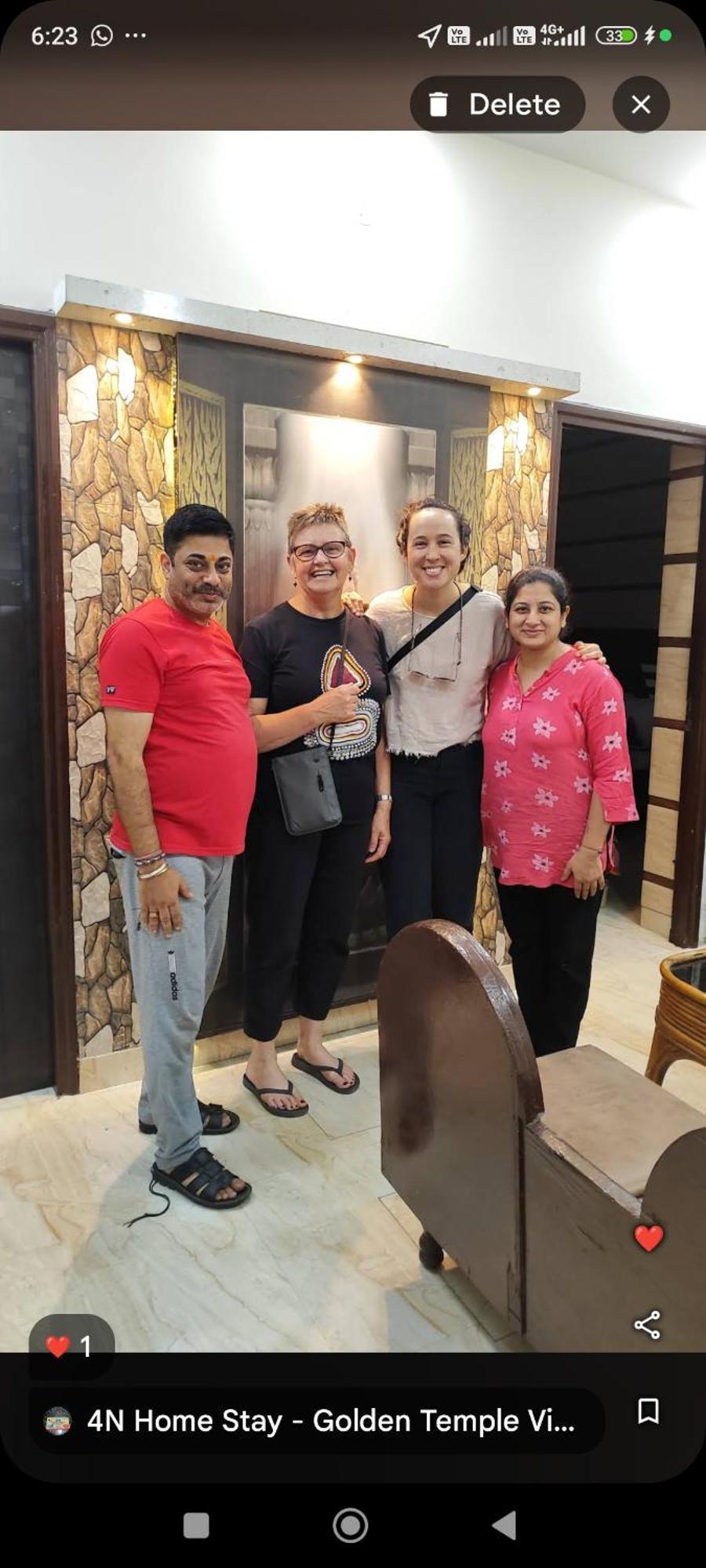 4N Homestay- Golden Temple View Amritsar Zewnętrze zdjęcie