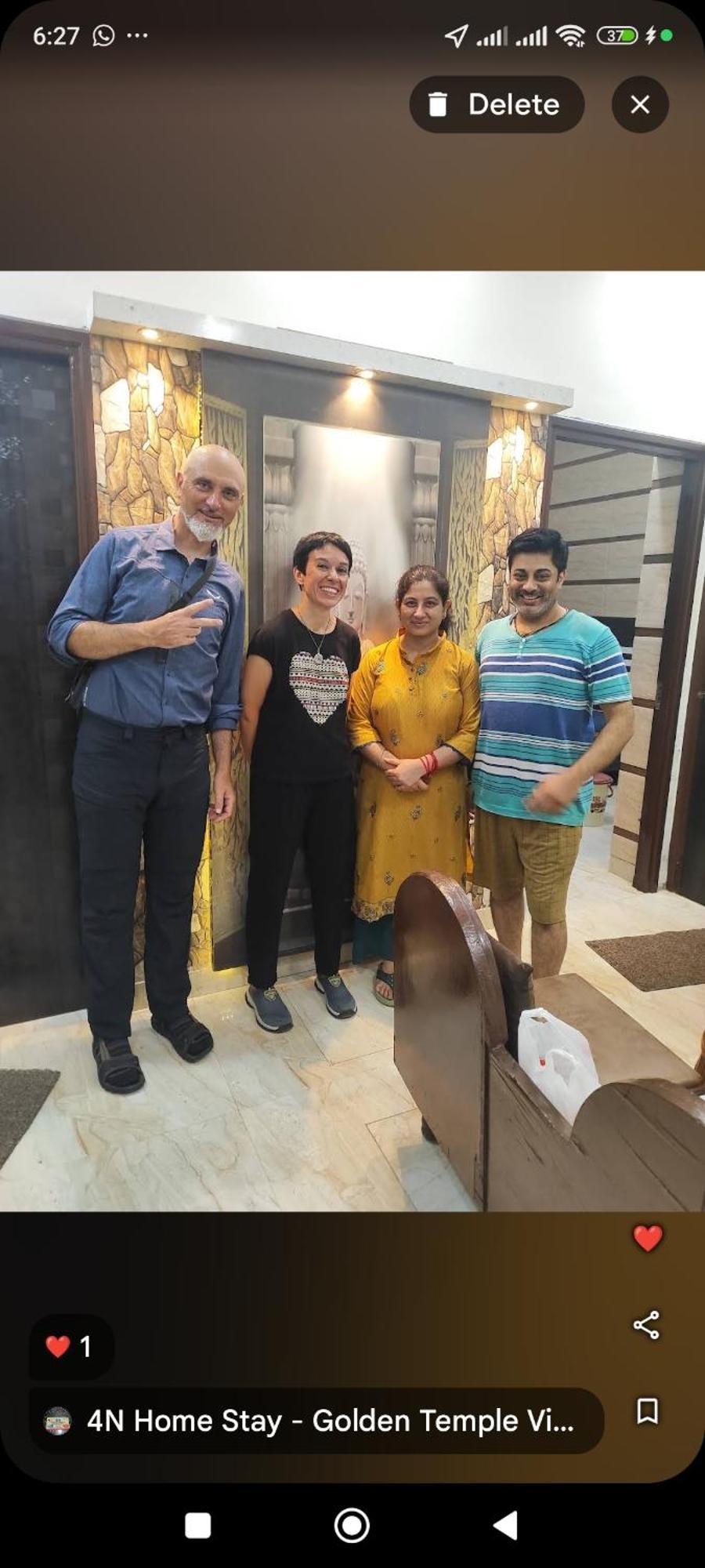 4N Homestay- Golden Temple View Amritsar Zewnętrze zdjęcie