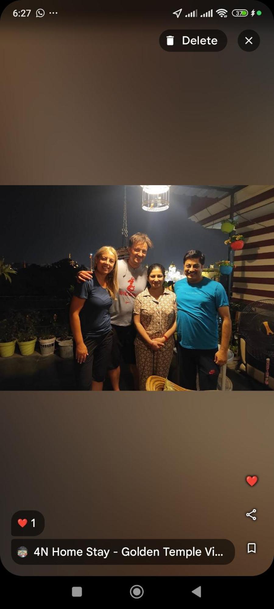 4N Homestay- Golden Temple View Amritsar Zewnętrze zdjęcie